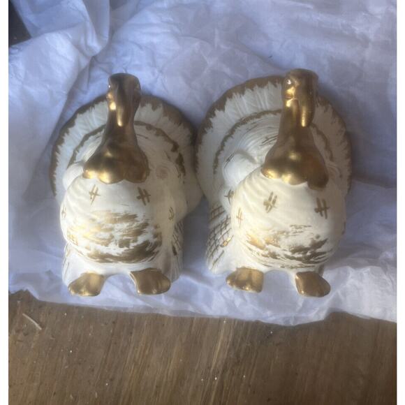 Lefton Turkey Salt & Pepper Shakers Japan #1241 Vintage - Picture 5 of 5